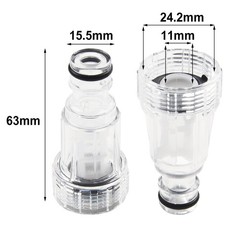 Water Inlet Filter Transparent plastic Replacement tool 5pcs Accessories