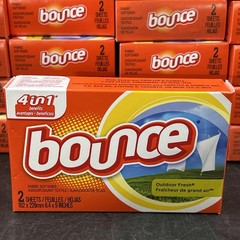 Lot of 40 2/box Procter & Gamble Bounce Softener Sheets, Outdoor Fresh 80 Sheets