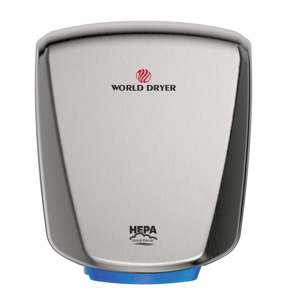 HEPA-Filtered VERDEdri Brushed S/S Surface-Mounted ADA Compliant Energy-Efficien