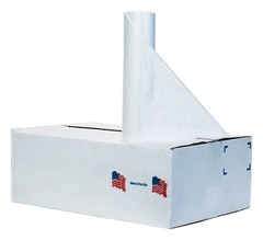 Noramco R404812N 45 gal. White Plastic Twist Tie Trash Bag Liner 40 x 48 in.