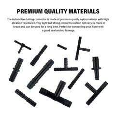 115PCS Car Vacuum Hose Connector 0.31*0.31*1.6inch,