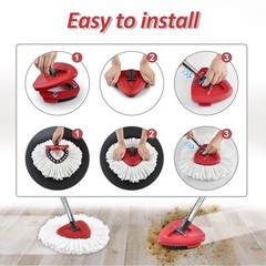 Mop Heads Replacements for Ocedar, Mop Replace Heads for O Cedar, Spin Mops R…