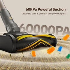 Ultenic Cordless Vacuum Cleaner 600W 60Kpa 65Mins Vacuum Cleaners For Home