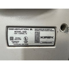 Kirby Generation 3 G3D Vacuum Cleaner Motor Assembly Replacement Tested Works