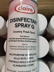 Claire 1001 17 oz Aerosol Spray Q Disinfectant – Country Fresh Scent (12/CT) New