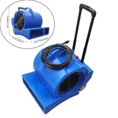 110V 3 Speed 5650CFM Air Mover Wet Carpet Water Dryer Floor Blower Fan 900W