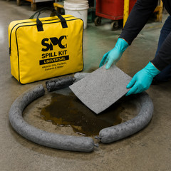 New Brady SPC SKA-PP AllWik Universal Spill Kit 5 Gal Yellow Bag