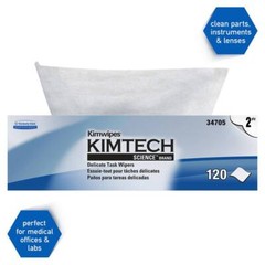 Kimtech 34705 Clean Room Wipes: Dry Pop-Up, 12.3 x 4.1″ Sheet, White