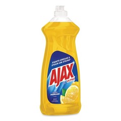 Ajax 44673 28 oz. Bottle Dish Detergent – Lemon Scent (9/Carton) New