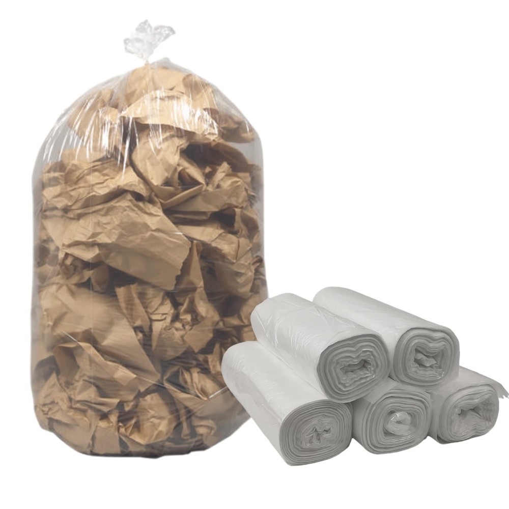 Fse 55 Gallon Trash Can Liners Clear Trash Bags Heavy Duty 1 Mil 250 Count