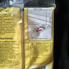 Victor Wide Plastic Pedal Mouse Traps, Powerful & Effective, 2 Traps Included