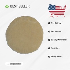 10-Inch Lambs Wool Cleaning Pad for Orbiter Floor Machine – Superior Polish