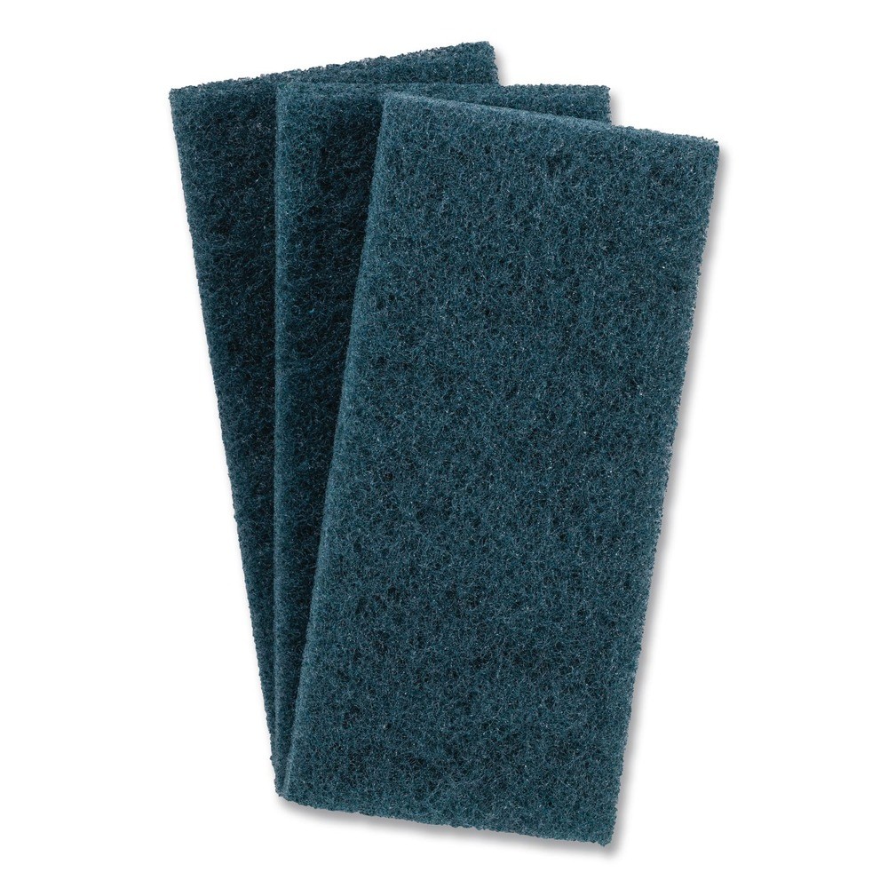 3M 08005B 4.62″ x 10″ Doodlebug Medium-Duty Scrub Pad – Blue (10/Carton) New