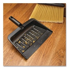 Carlisle 36143703 8 x 12 Flo-Pac Flexible Plastic Dustpan – Black New