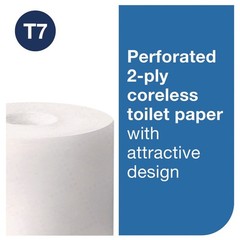 Tork 472881 2-Ply Advanced High Capacity Bath Tissue – White (12 Rolls/CT) New
