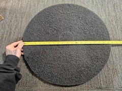 (QTY 5) Handy-Klenz 09380023 20″ 508mm Black Stripping Floor Pad Round