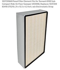 1037209AM Panel Filter Element For Tennant 6100 4VDW8 Replaces 83418 375210 21in