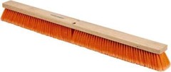 PRO SOURCE Safety Orange Push Broom Head: 36″ Wide, Handle Sold Separately