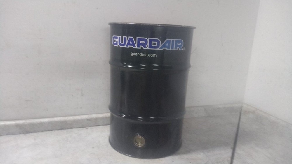 Guardair N630 30 Gal Volume Capacity Black Steel Open Head Vacuum Drum