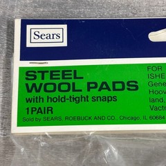 Sears Kenmore STEEL WOOL PADS for 12″ Floor Polisher 205301 – Fits Other Brands