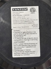 Rare vintage FANTOM Wet / Dry Stainless Steel Commercial Vacuum new open box.