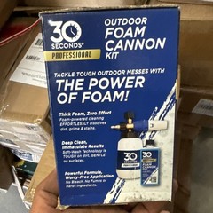 30 SECONDS Foam Cannon Kit – Pressure Washer Sprayer + 8 fl. oz. Soap – Foaming￼