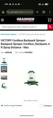 Victory Innovations VP300ES Professional Electrostatic Backpack Sprayer
