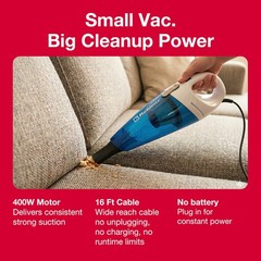 Koblenz Hv-120 Kg3 Corded Handheld Vacuum Cleaner 400W Motor 18 Ft Cord