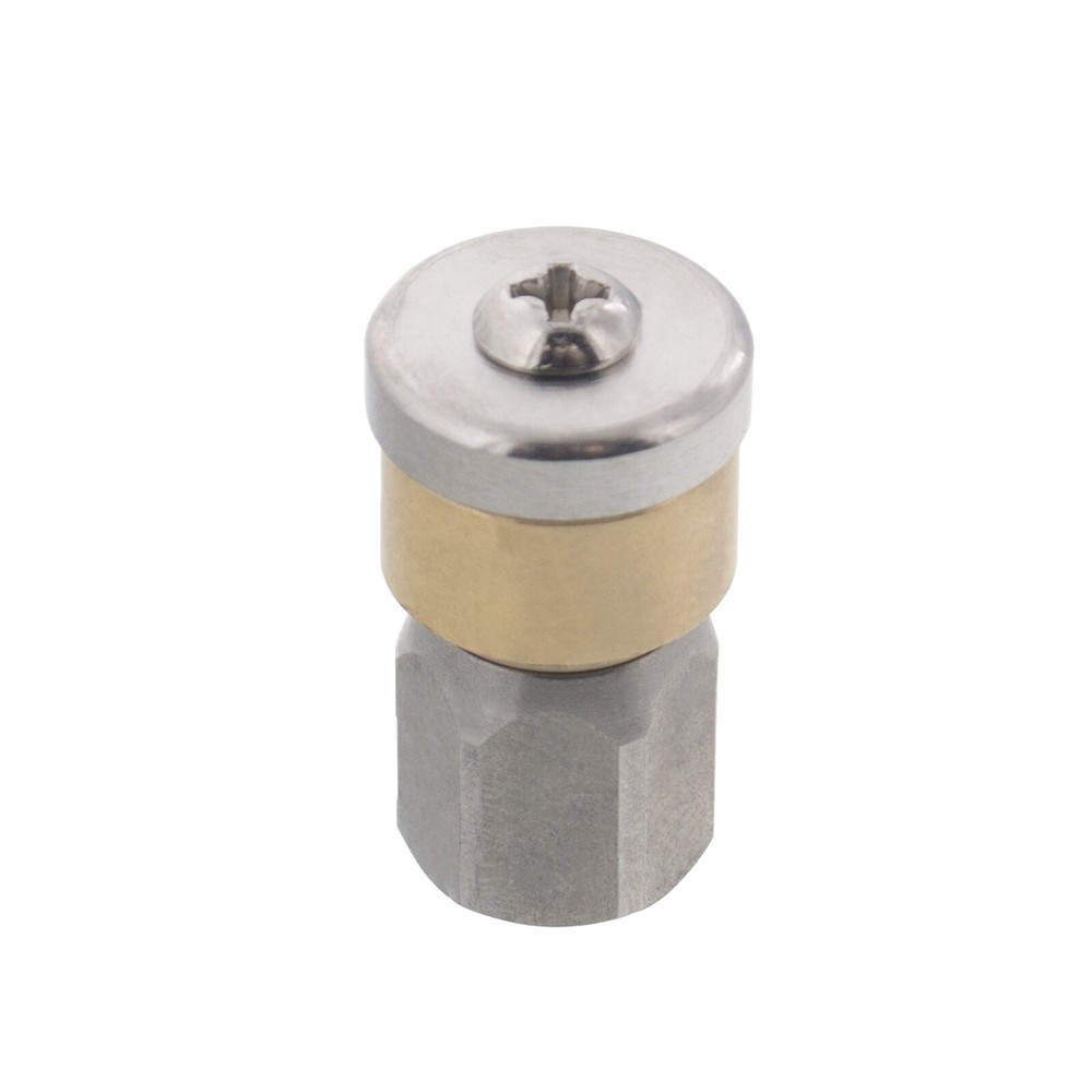 Erie Tools Rotating 1/8″ Sewer Jetter Nozzle for Drain Cleaning 3.5 Orifice