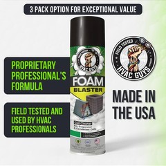 Leak Saver Foam Blaster AC Coil Cleaner Spray | 18 Fl Oz (Pack of 1)