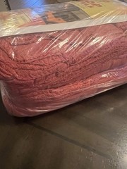 Bulk Lot of 100 Red Shop Towels 12″ x 14″ Cleaning Rags Homes Cars Reusable