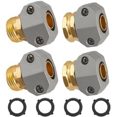 Garden Hose Repair Kits, 2 Sets Aluminum Alloy Water 2 Set, 2 Set
