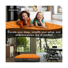 Luxchoice Air Mattress Queen with Cordless Rechargeable Air Pum… USA FAST SHIP