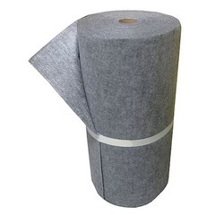 Brady Sir36150 Sorbent Pad, 29 Gal, 3 Ft X 150 Ft, Universal, Gray,