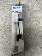 Carlisle 4073700 Roll N Grip Plus Mop Broom Holder Light Blue