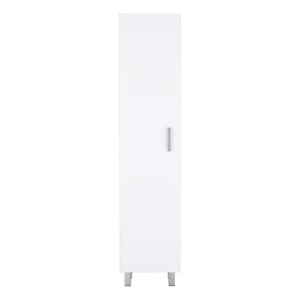 Pemberly Row Contemporary Storage Cabinet Engineered Wood White