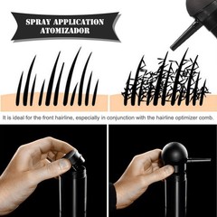 Yosoo Health Gear Hair Fiber Applicator, Applicator Pump default, Black