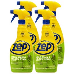 Zep Mold Stain and Mildew Remover – 32 oz (Pack of 32 Fl Oz 4)