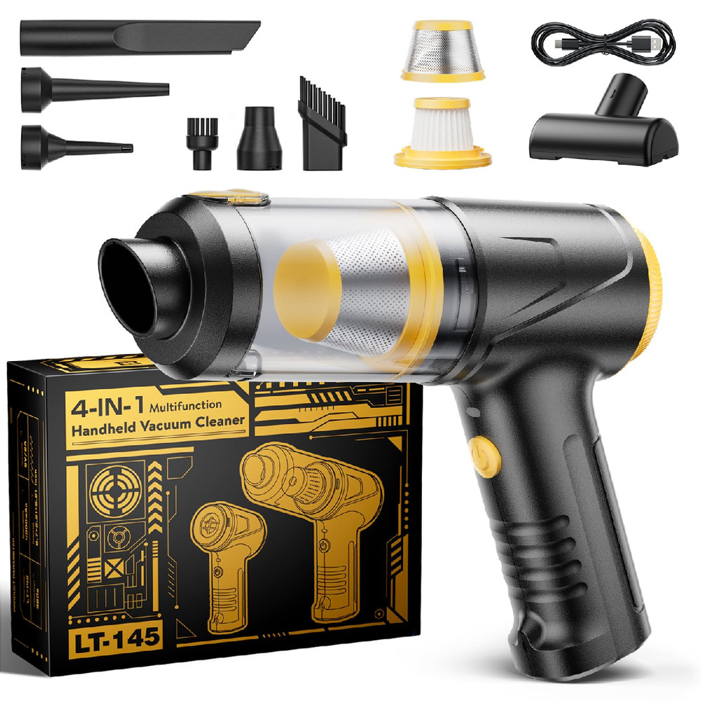 Svoko Handheld Vacuum Cleaner 21000Pa Suction Brushless Motor 4-In-1 Portable