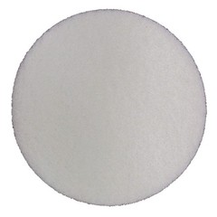 ABILITY ONE 7910-01-512-5938 Polishing Pad,17 in Dia,White,PK5 52HU09