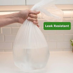 4 Gallon Trash Bags Small Bathroom Garbage Bags Clear Plastic Wastebasket Tra…