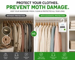 Clothes Moth Traps – 11 Pack | Extra Strength Pheromone Sticky for…
