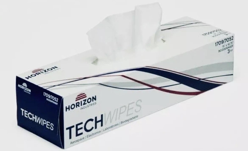 Horizon Industries 1709/7052 TechWipes 15″ x 16.75″ 90/Dispenser 3 Ply