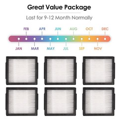 (6 Pack) Combo 10 Max HEPA filter*6(NOT FOR Roomba j7+/ j9+)
