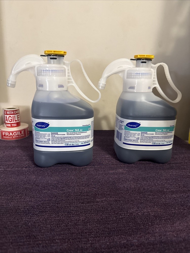 Diversey Crew 5019237 Non Acid Bowl, Bathroom Disinfectant Cleaner 2 PACK