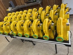 Zhongshan Yellow Inflatable Electric 480w-.64hp Air Blower 120AC-60Hz 4A