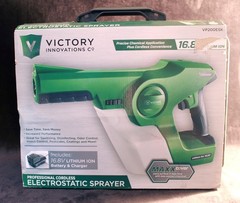 Victory Cordless Electrostatic Sprayer w/Battery, Charger & Hard Case VP200ESK