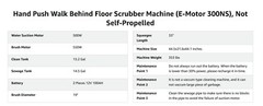 Walk Behind Floor Scrubber Machine 19″Brush w/100AH Batteries 14.5 gal Tank