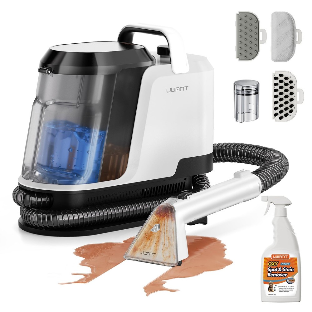 Uwant Upholstery Cleaner Cappuccino-Pet Pro Solution, White-Cappuccino