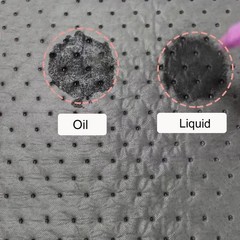 100 Pack Oil Absorbent Pads, 13″x10″ Single Weight Dimpled Pad, Oil Spill Mat